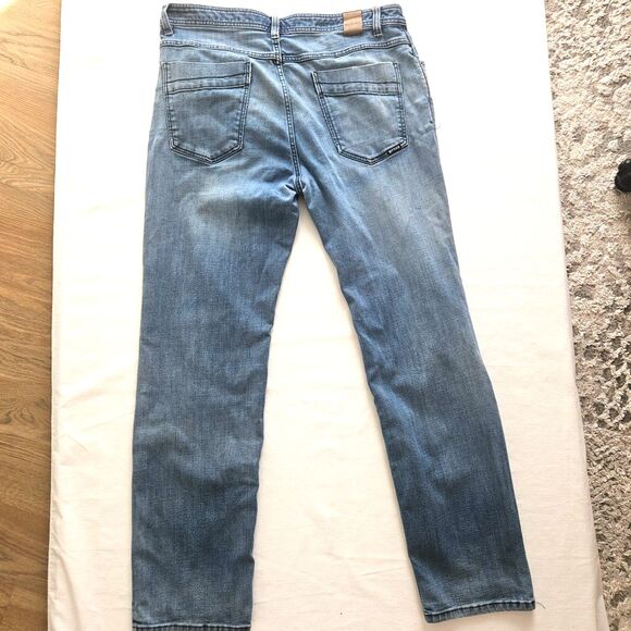 PRANA Distressed Slim Fit 36W 32L Mens Jeans - Picture 10 of 10